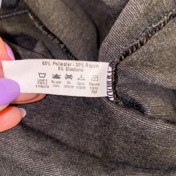 Women's Arkitect Size 8 Gray High Waisted Leggings - Made in Colombia - Picture 10 of 11